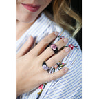 Bague Argent et Oxydes - 2