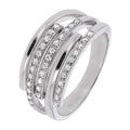 Bague en Argent et Oxyde de Zirconium  - 1