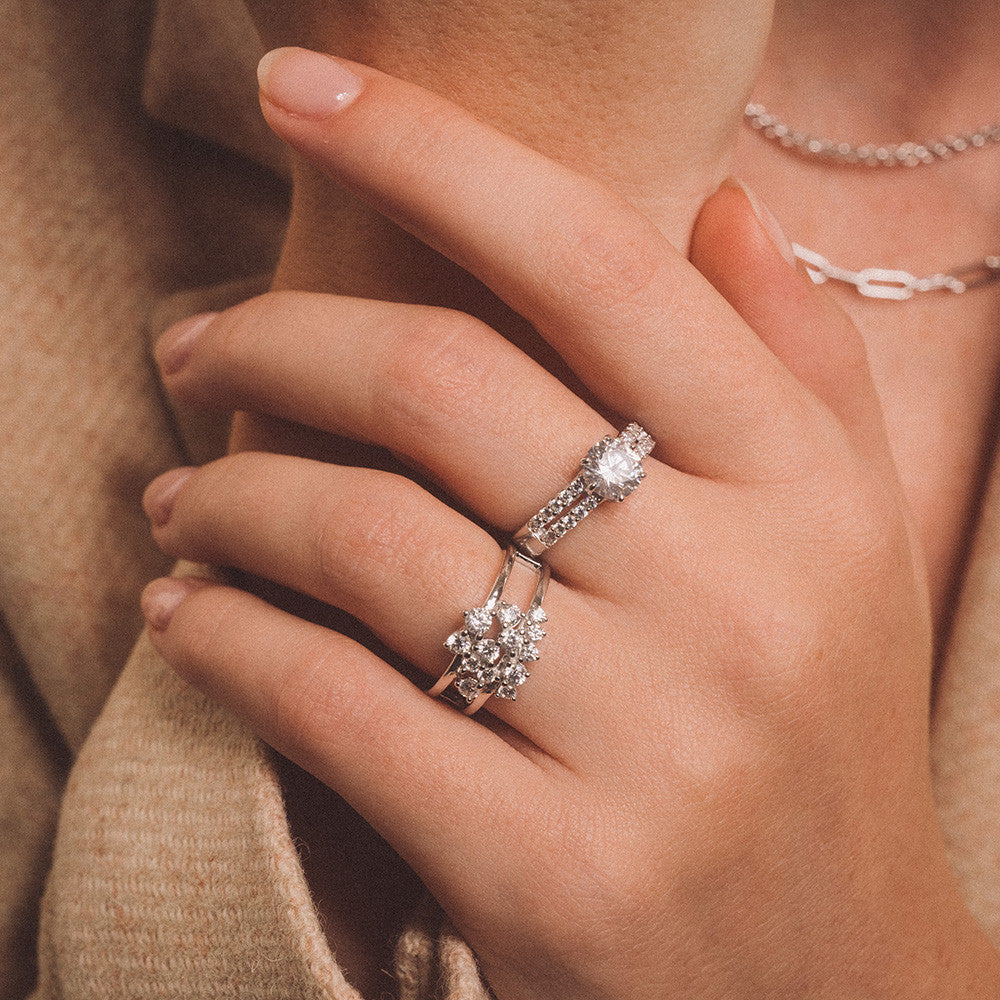 Bague en Argent et Oxyde de Zirconium - 2