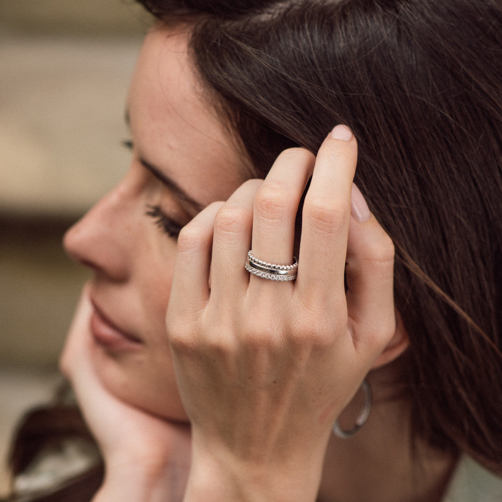 Bague en Argent et Oxyde de Zirconium - 2