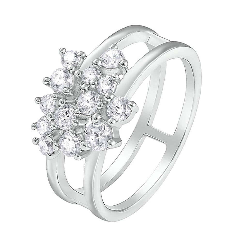 Bague en Argent et Oxyde de Zirconium - 1