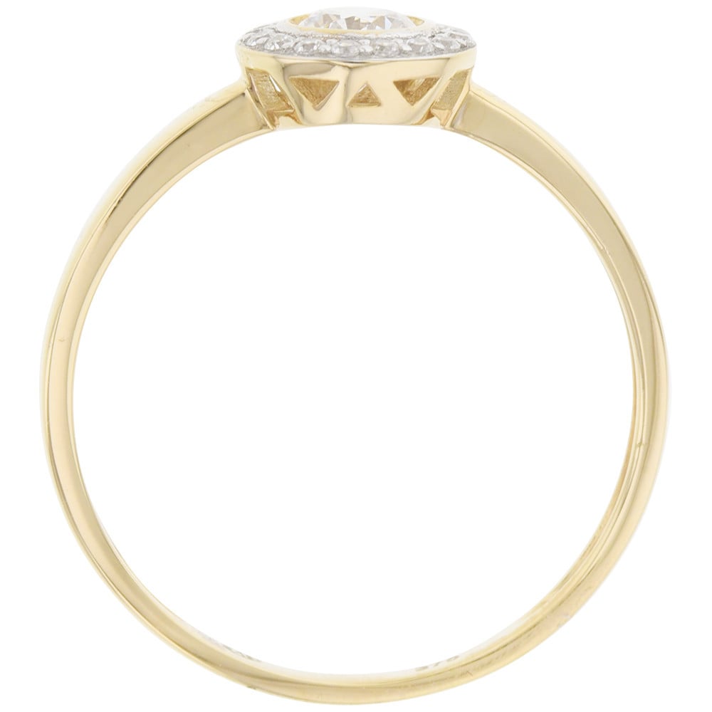 Bague en Or et Oxyde de Zirconium - 2