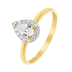 Bague en Or et Oxyde de Zirconium - 1