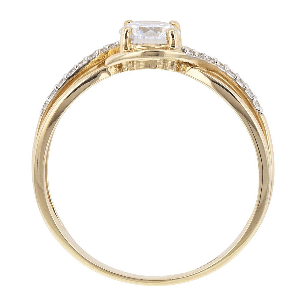 Bague en Or et Oxyde de Zirconium - 2