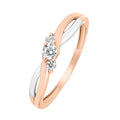 Bague en Or et Oxyde de Zirconium  - 1