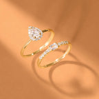 Bague en Or et Oxyde de Zirconium - 2