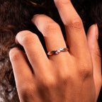 Bague en Or et Oxyde de Zirconium  - 2