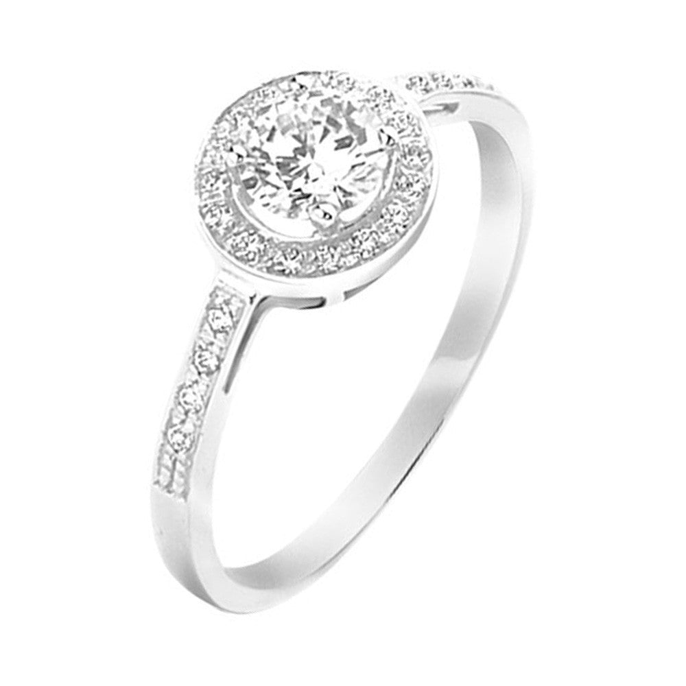 Bague en Or et Oxydes de Zirconium - 1