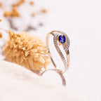Bague en Or et Saphir - 2