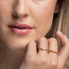 Bague Sully en Plaqué Or et Oxyde de Zirconium - 2