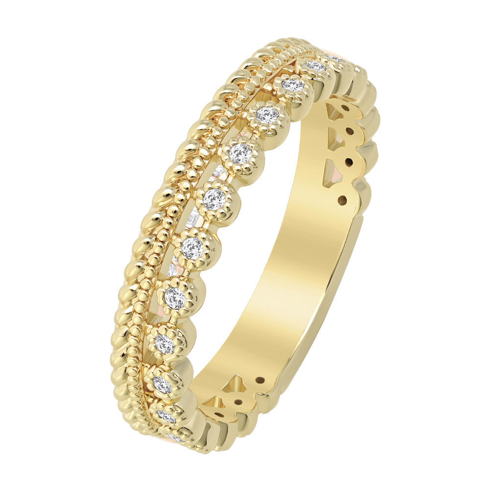 Bague Sully en Plaqué Or et Oxyde de Zirconium - 1