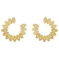 Boucles d'Oreilles Anamila en Plaqué Or - 1
