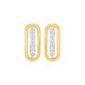 Boucles d'Oreilles Boutons en Or et Diamant - 1