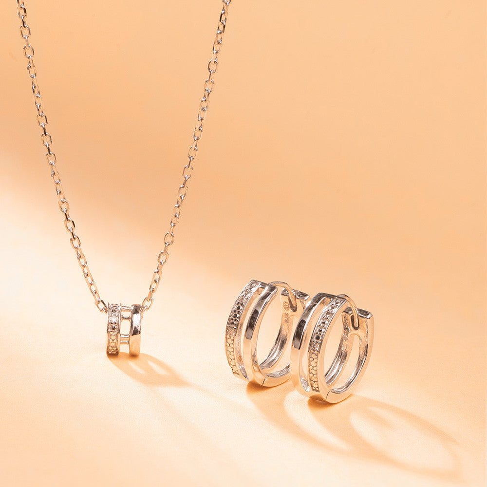 Boucles d'Oreilles Créoles Atelier Juliette en Or et Diamant - 2