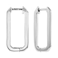 Boucles d'Oreilles Créoles en Argent - 1