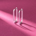Boucles d'Oreilles Créoles en Argent - 2