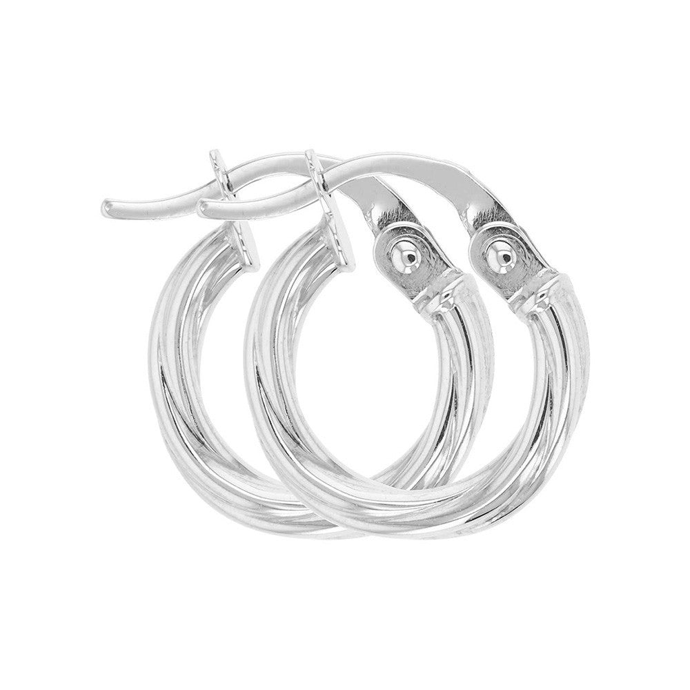 Boucles d'Oreilles Créoles en Or - 1
