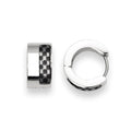 Boucles d'Oreilles Créoles Rochet Collection Mercury en Acier - 1