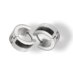 Boucles d'Oreilles Créoles Rochet Collection Mercury en Acier - 2