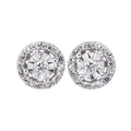 Boucles d'oreilles en Or Blanc - 1