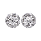 Boucles d'oreilles en Or Blanc - 1