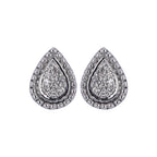 Boucles d'oreilles en Or Blanc - 1