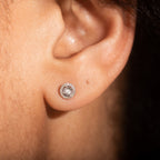 Boucles d'oreilles en Or Blanc - 2
