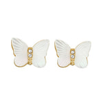 Boucles d'Oreilles Fossil Collection Jewelry en Acier, Nacre et Oxyde de Zirconium - 1