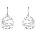 Boucles d'Oreilles Les Georgettes 16 mm en Laiton et Oxyde de Zirconium  - 1