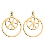 Boucles d'Oreilles Les Georgettes  Collection Essentielles en Laiton - 1