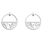 Boucles d'Oreilles Les Georgettes  Collection Précieuses en Métal et Oxyde de Zirconium - 1