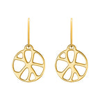 Boucles d'Oreilles Les Georgettes en Laiton Doré 16 mm - 1