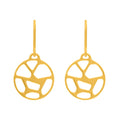 Boucles d'Oreilles Pendantes en Métal Les Georgettes 16 mm - 1