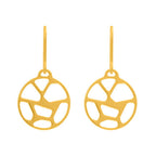 Boucles d'Oreilles Pendantes en Métal Les Georgettes 16 mm - 1