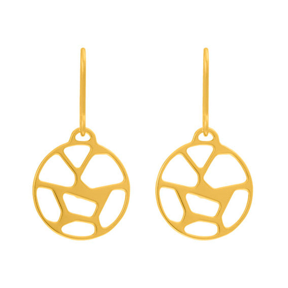 Boucles d'Oreilles Pendantes en Métal Les Georgettes 16 mm - 1