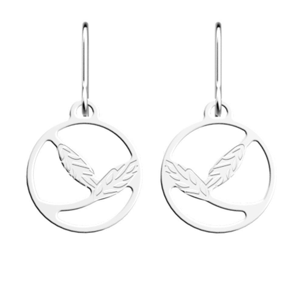 Boucles d'Oreilles Pendantes Les Georgettes 16 mm Collection Essentielles en Métal - 1