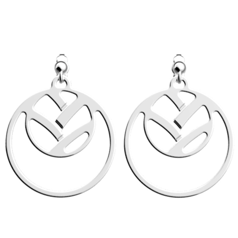 Boucles d'Oreilles Pendantes Les Georgettes Essentielles 25 mm en Métal - 1