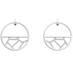Boucles d'Oreilles Pendantes Les Georgettes Essentielles 30 mm en Métal - 1