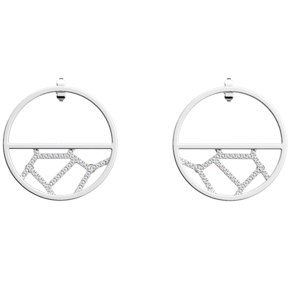 Boucles d'Oreilles Pendantes Les Georgettes Essentielles 30 mm en Métal - 1