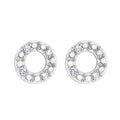 Boucles d'Oreilles Sandro Or et Diamant - 1