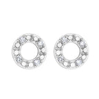 Boucles d'Oreilles Sandro Or et Diamant - 1