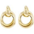 Boucles d'Oreilles Sully en Plaqué Or - 1
