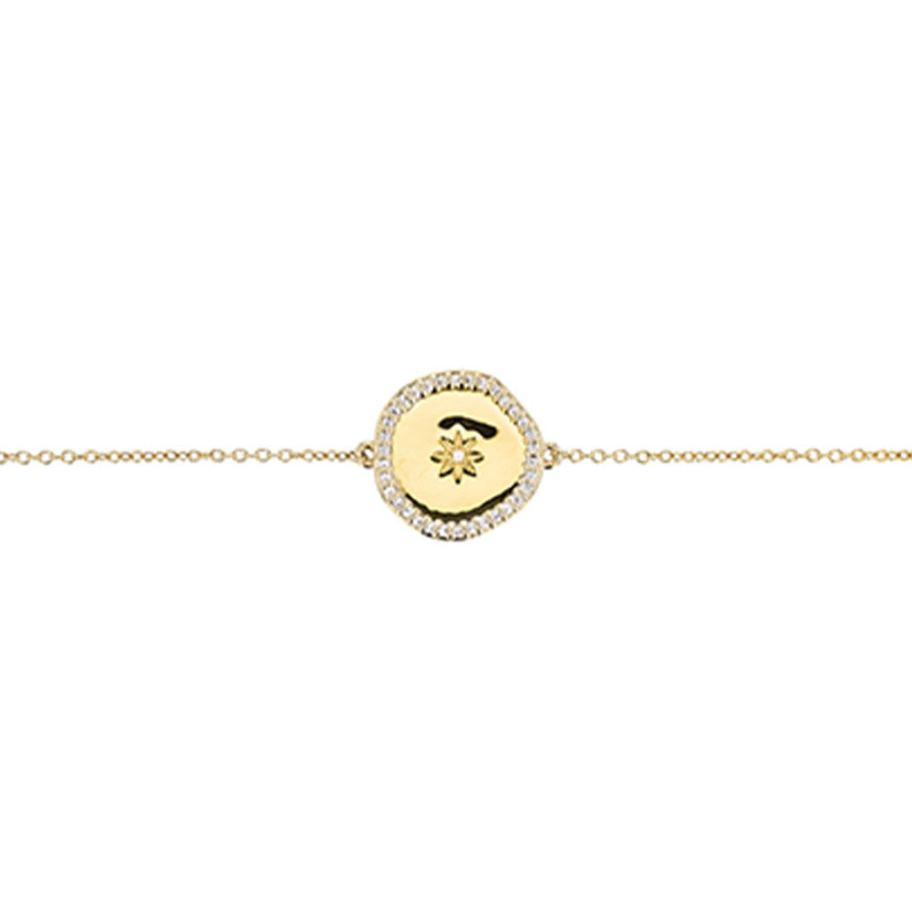 Bracelet Anamila en Plaqué Or et Oxyde de Zirconium - 1