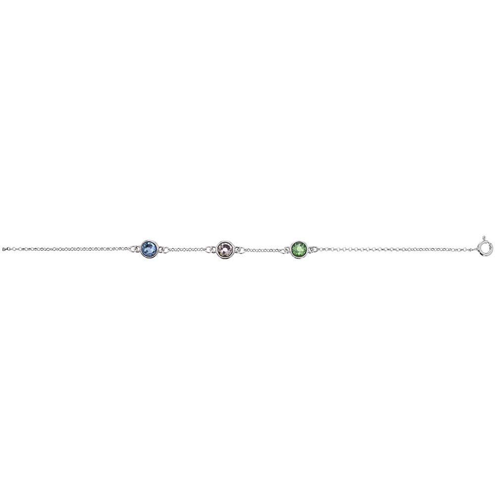 Bracelet en Argent et Cristal - 2