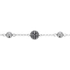 Bracelet en Argent et Cristal - 1