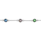 Bracelet en Argent et Cristal - 1