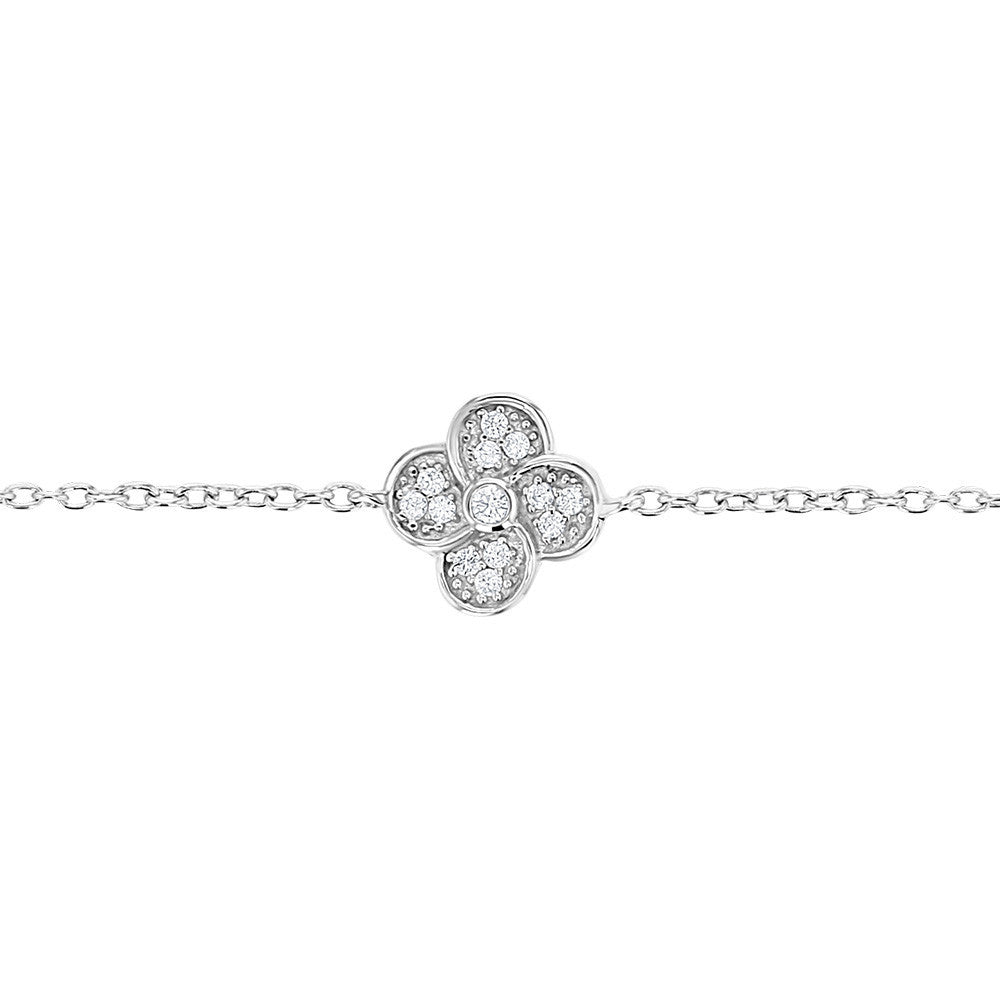 Bracelet en Argent et Oxyde de Zirconium - 1
