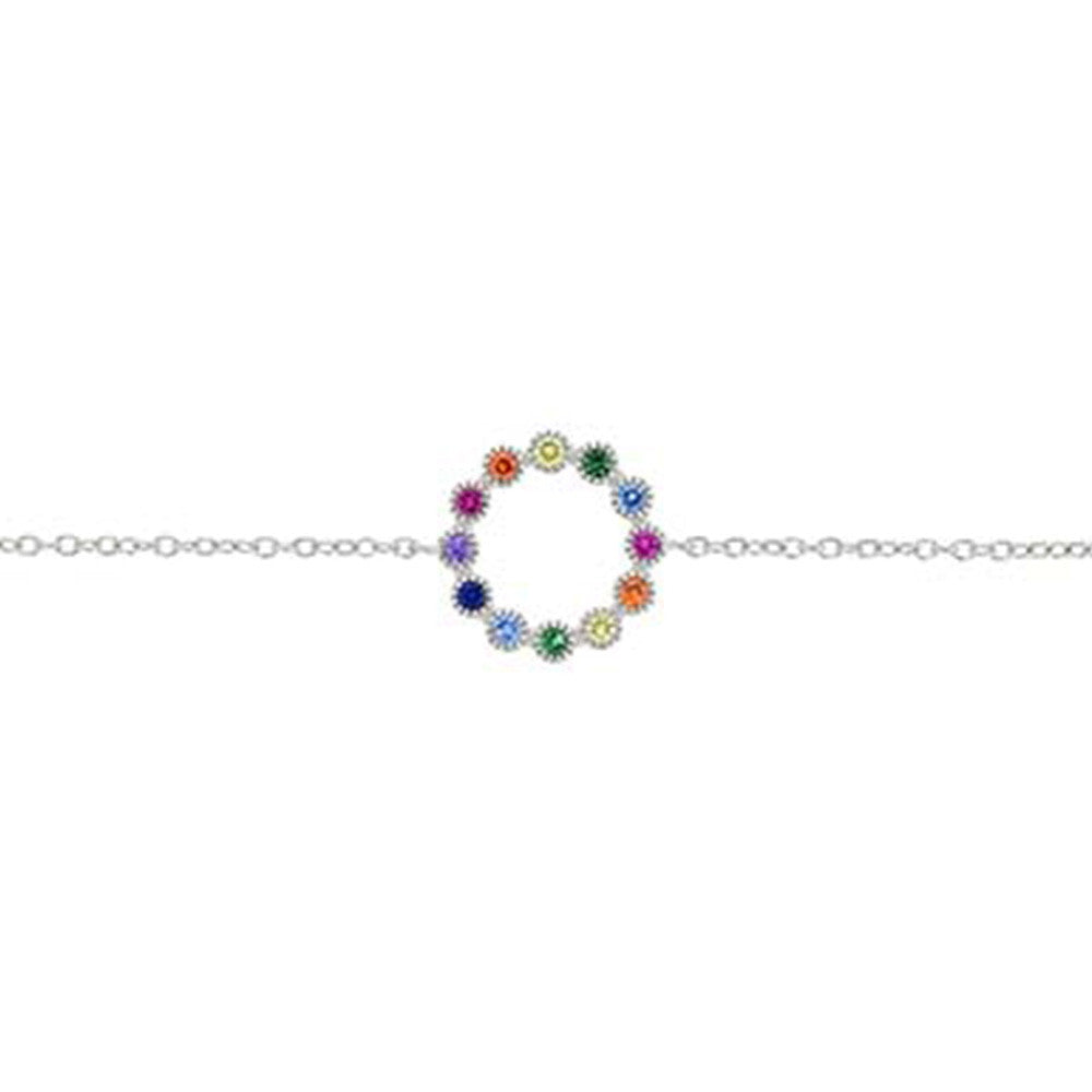 Bracelet en Argent et Oxyde de Zirconium - 1