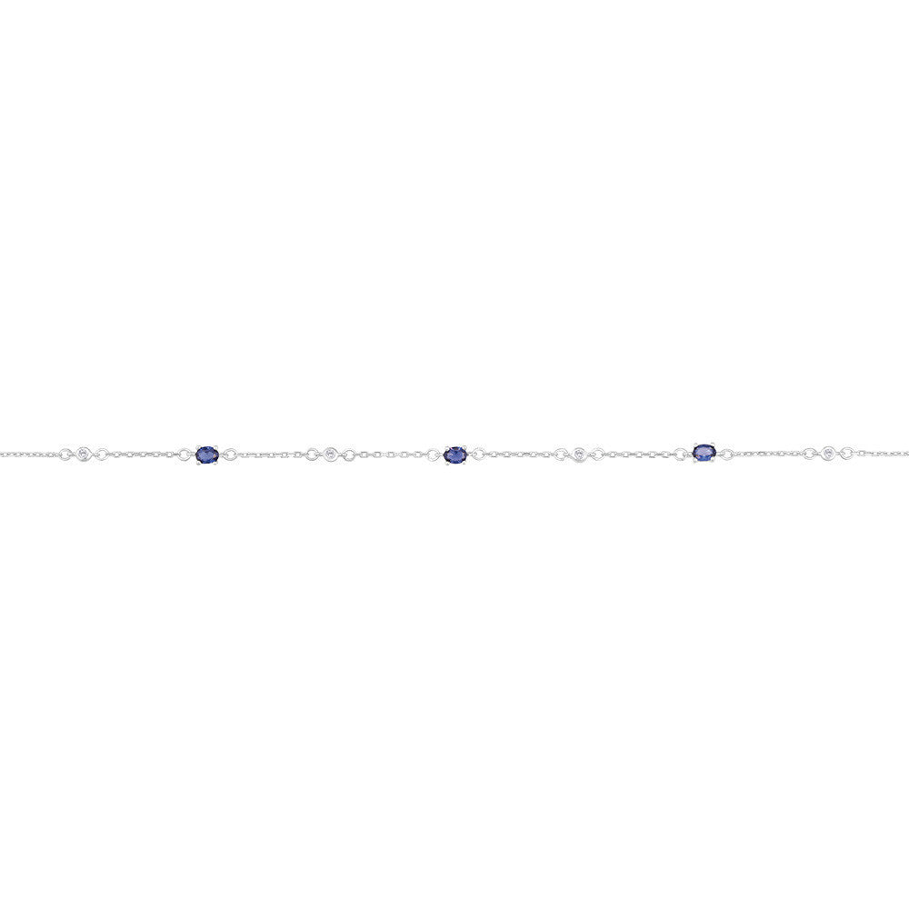 Bracelet en Argent et Oxyde de Zirconium - 2