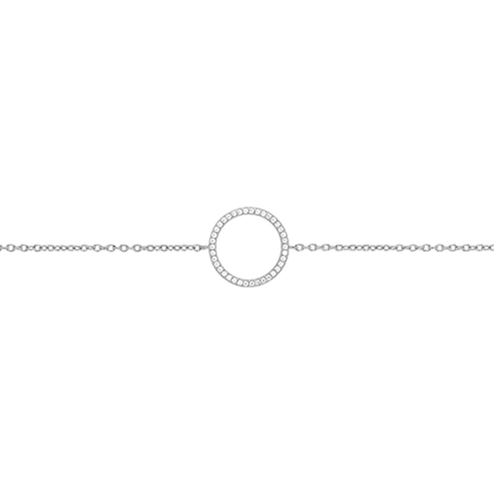 Bracelet en Argent et Oxyde de Zirconium - 1